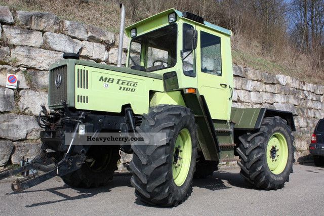 Mercedes-Benz MB TRAC 1100 1987 Agricultural Tractor Photo and Specs