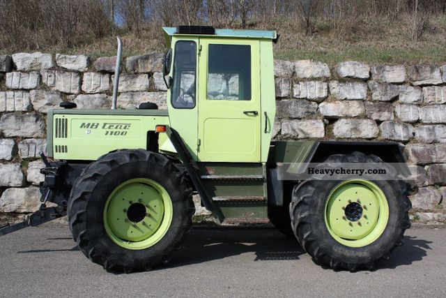 1987 Mercedes-Benz MB TRAC 1100 Agricultural vehicle Tractor photo 1