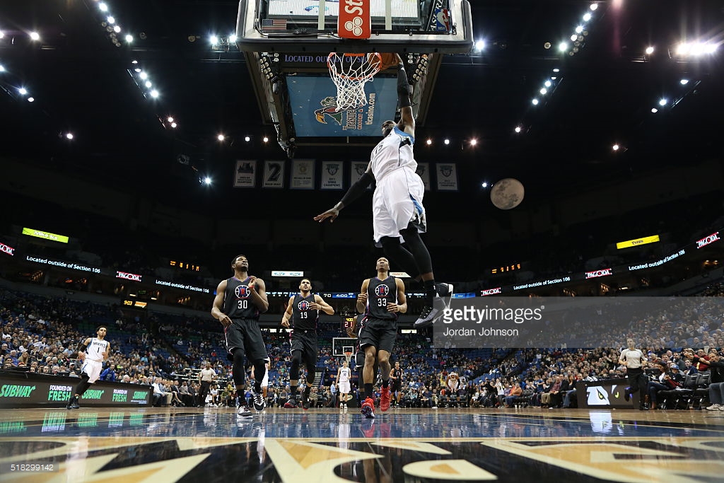... Clippers on March 30, 2016 at Target Center in Minneapolis, Minnesota