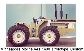 Minneapolis Moline A4T-1400 Prototype Custom - TractorShed.com