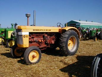 Antique Tractors - Minneapolis-Moline G705