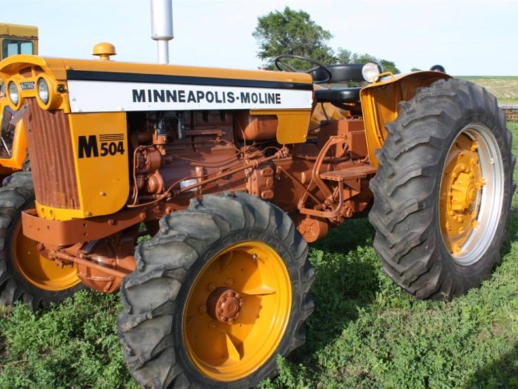 Minneapolis Moline M504, front wheel assist, restored, running, rear ...
