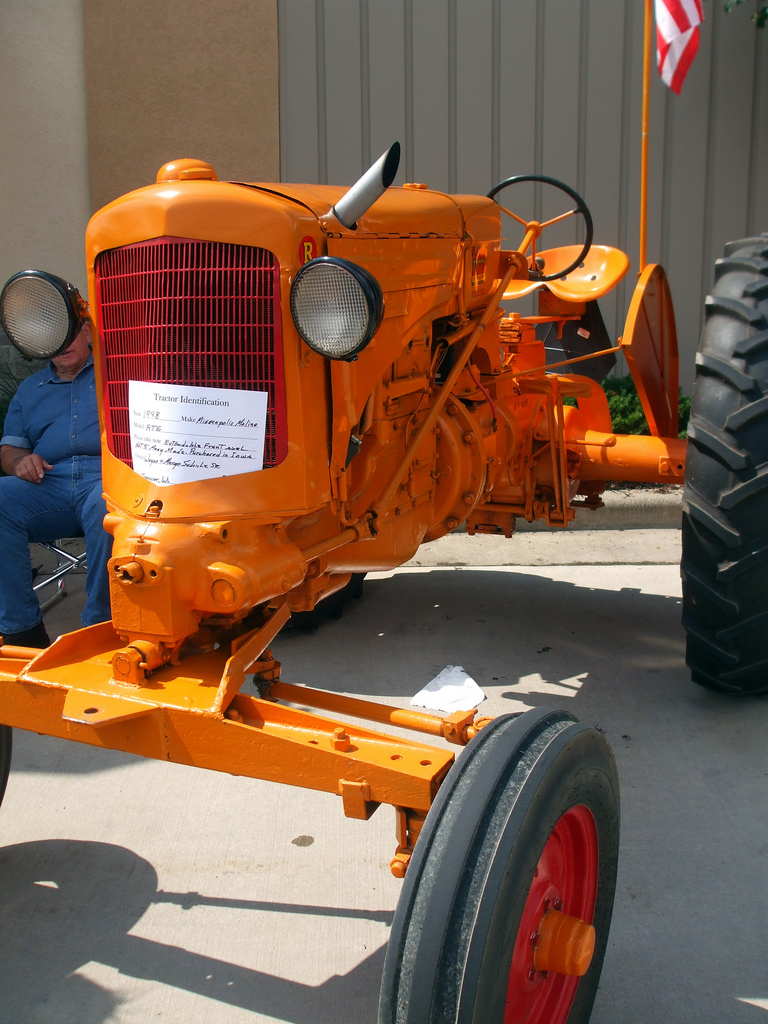 1948 Minneapolis Moline RTE Tractor On Display. | Mark | Flickr