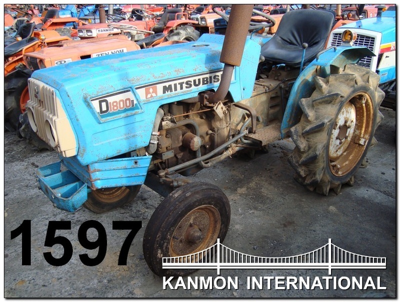 UsedJapaneseTractors.jp : used japanese tractors MITSUBISHI D1800 2WD