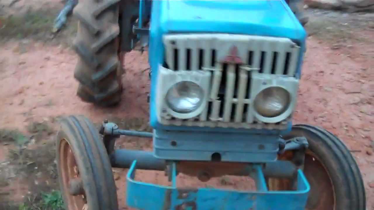1969 Mitsubishi D2300 tractor - YouTube