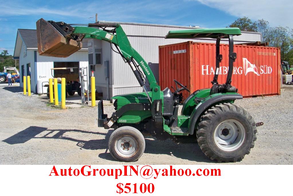 Good Montana 4540 4x4 Compact Loader Tractor Low Hours - Buy Tractors ...