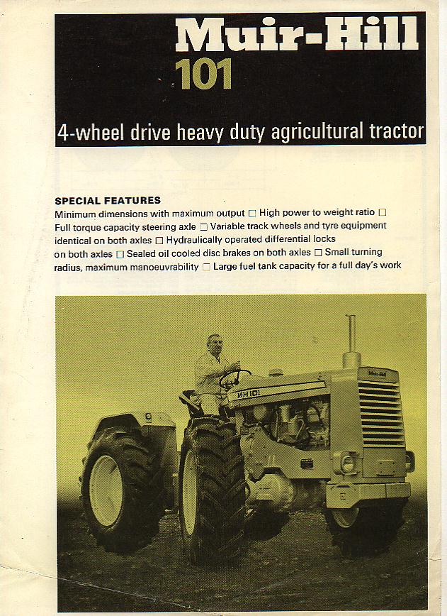 Muir-Hill 101 Tractor Brochure