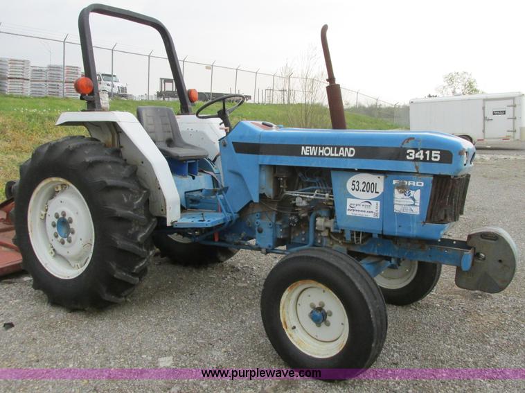 1998 New Holland 3415 tractor | no-reserve auction on Wednesday, May ...