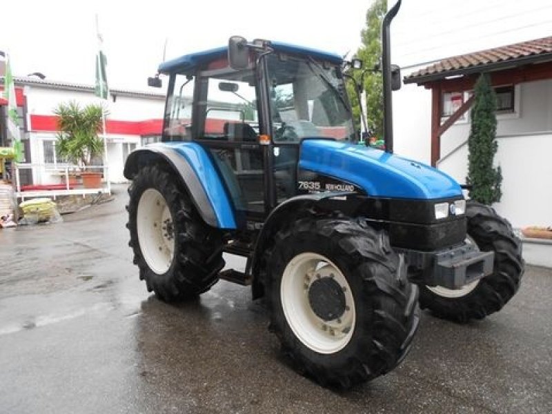 New Holland 7635 DT Traktor, 5273 Rossbach b. Mauerkirchen ...