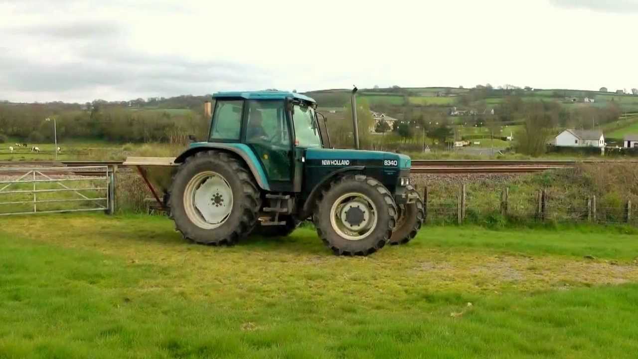 Ford / New Holland 8340 Crosses the Line! - YouTube