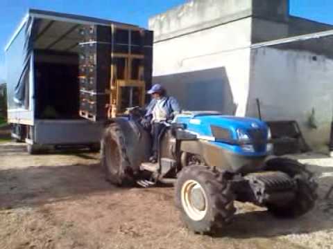 New holland t4040f a lavoro - YouTube
