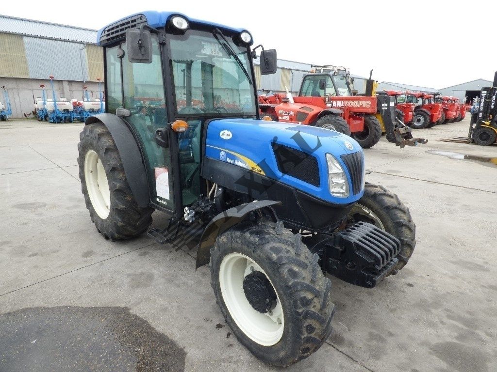 This used standard tractor New Holland T4040F, year 2009, has 90 HP ...