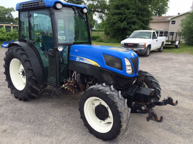 NEW HOLLAND T4050F ORCHARD TRACTOR, 4 WHEEL DRIVE, 16X16 MECHANICAL ...