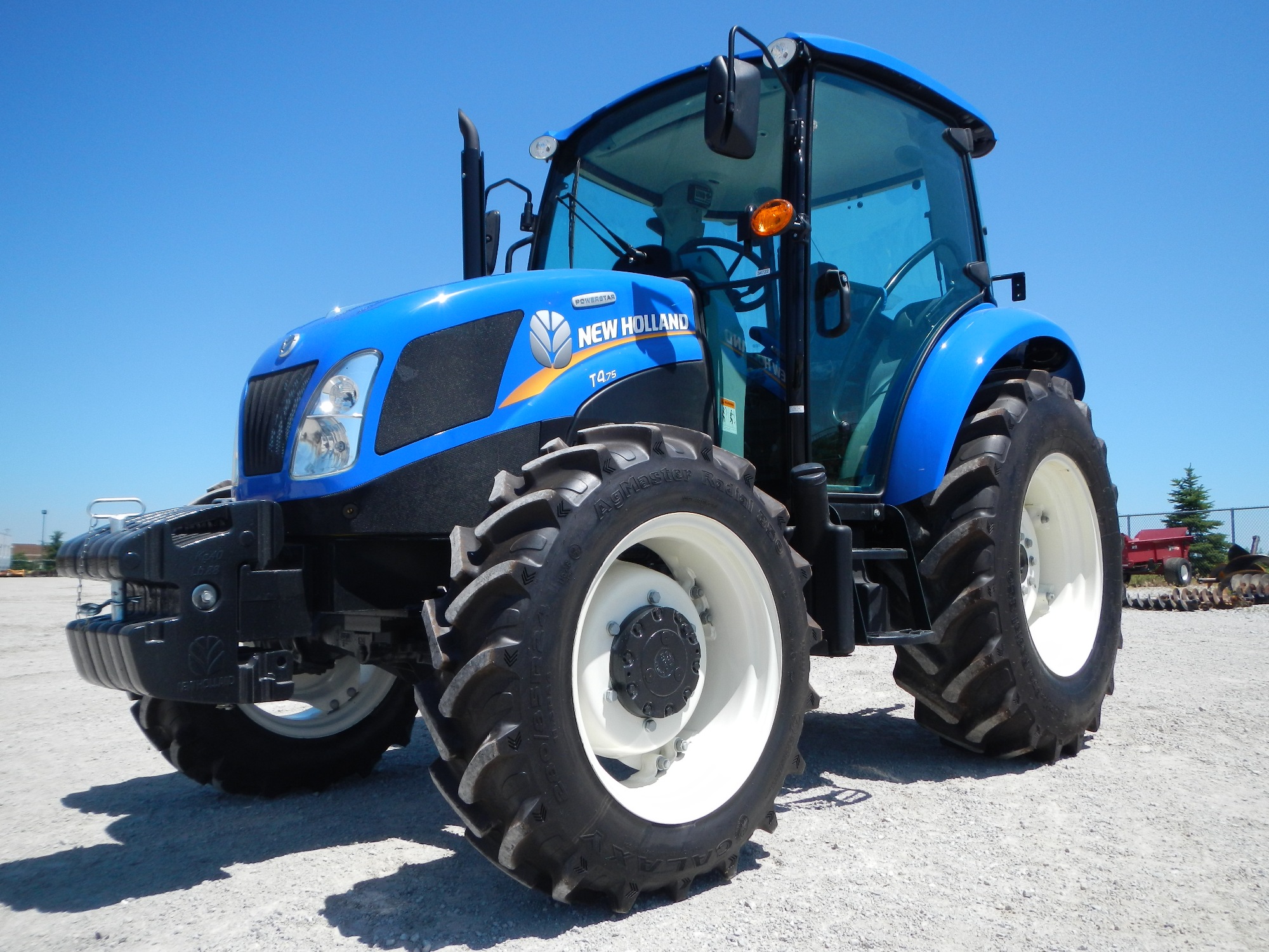 last month we got a brand new new holland t4 75 tractor in it s our ...