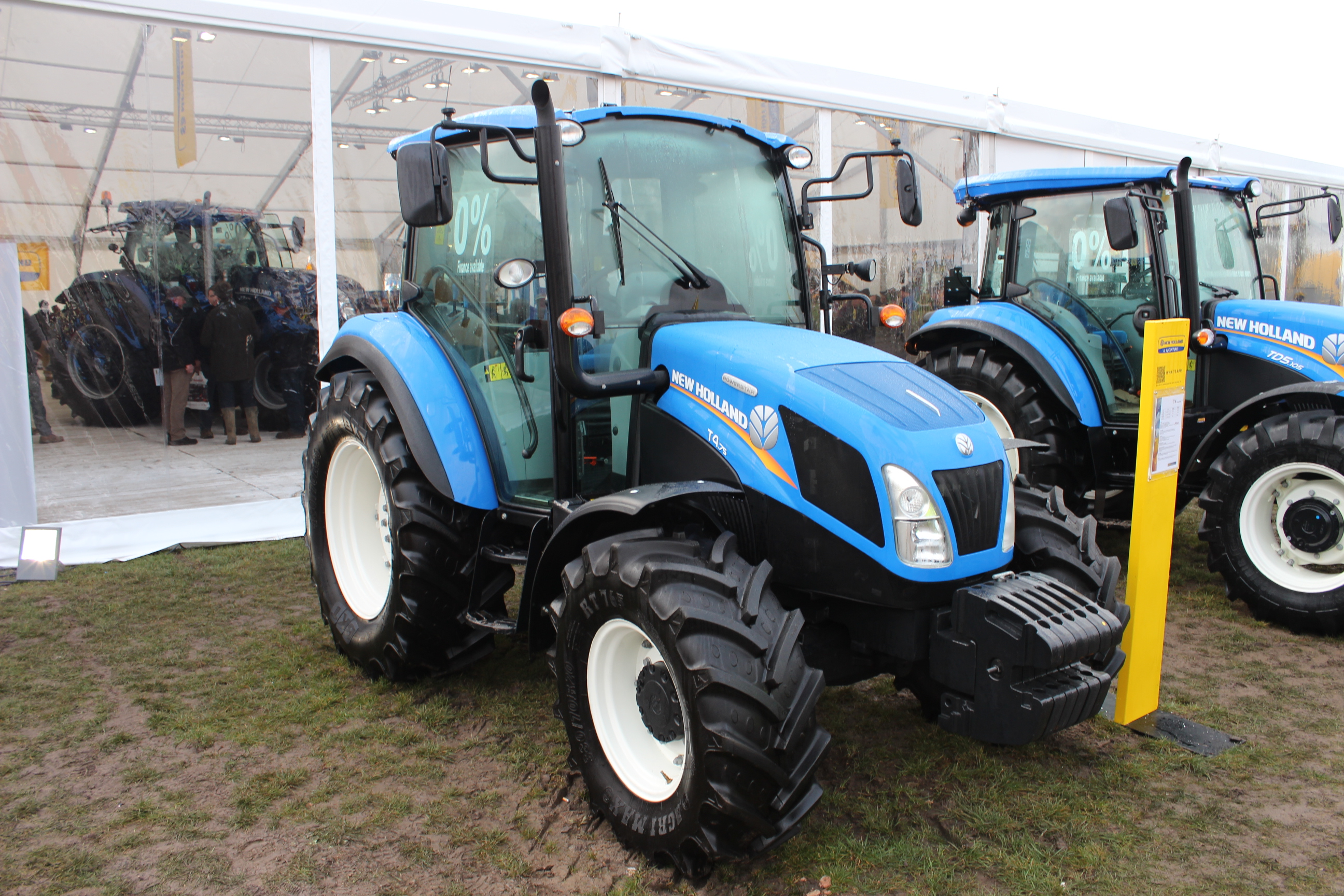 ... – Farm Machinery Locator » New Holland T4 75 Tractor Lamma 2015