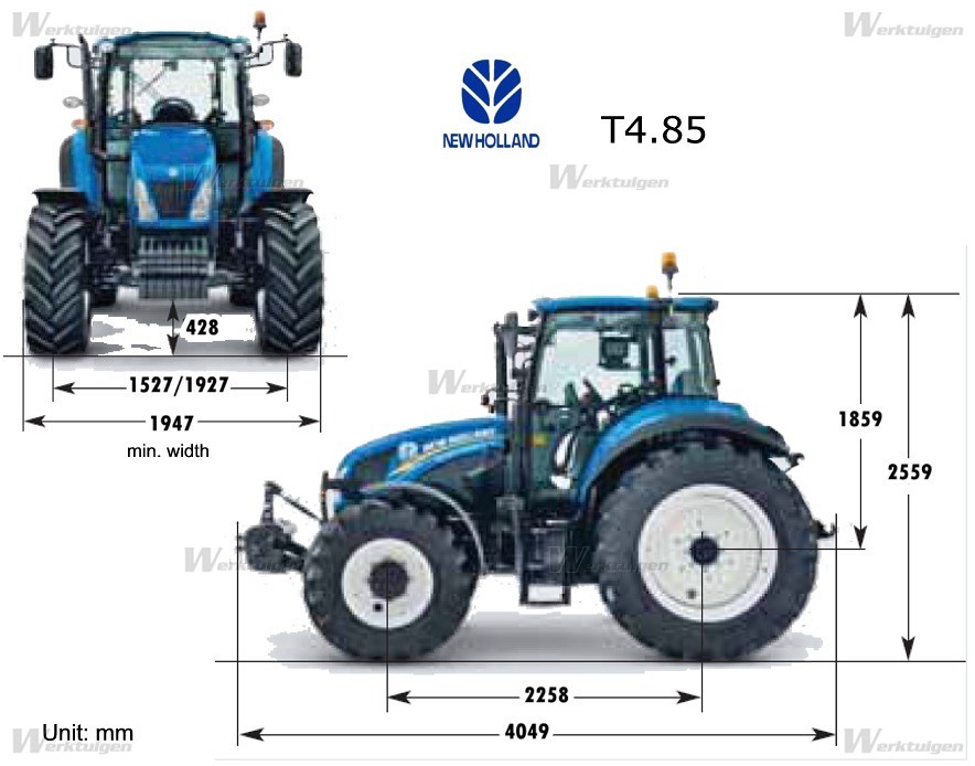 New Holland T4.85 - 4wd tractors - New Holland - Machine Guide ...