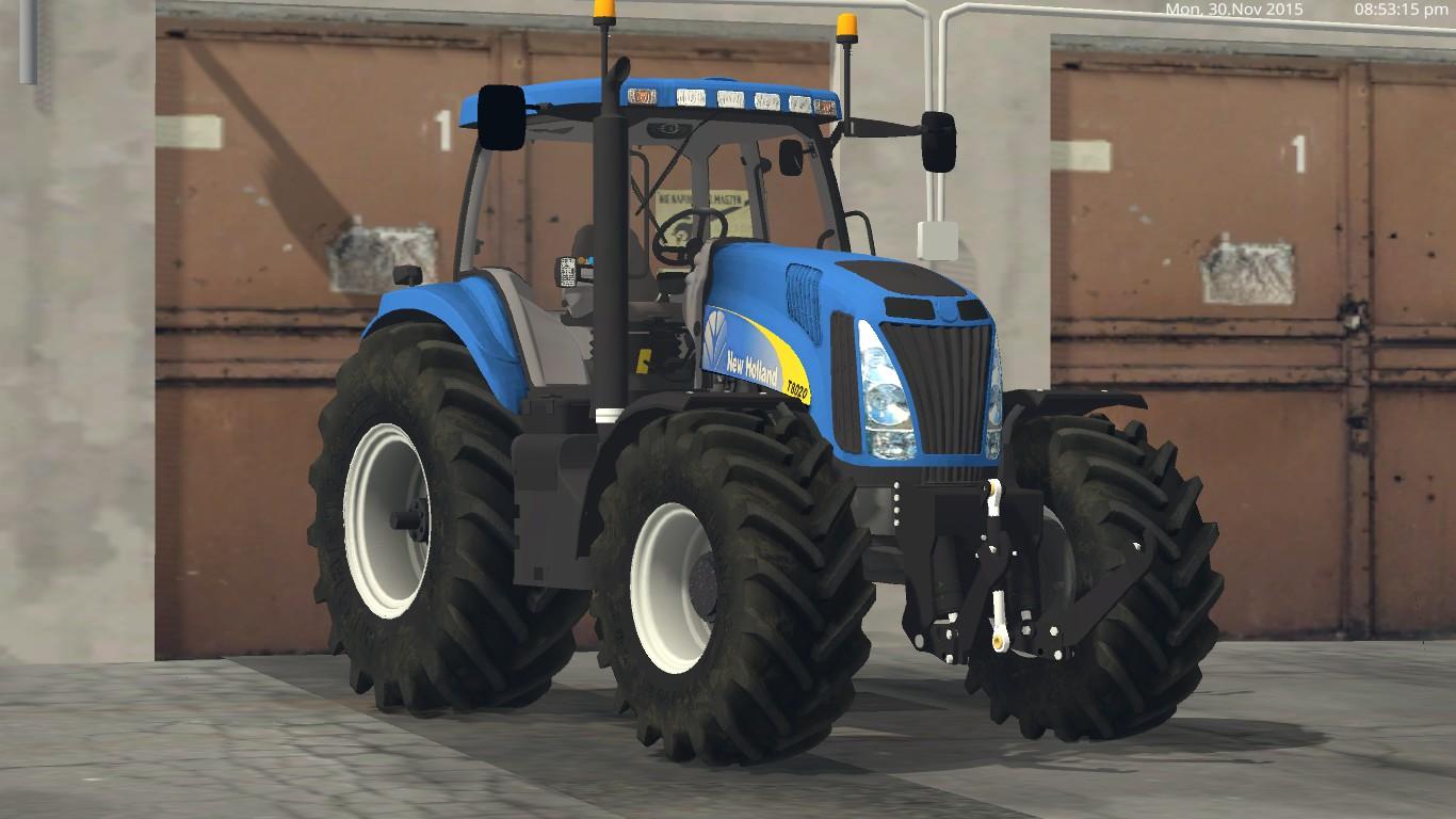 New Holland T8020 V 5.0 - Farming Simulator 2015 / 2017 mods