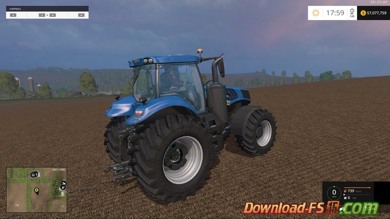 New Holland T8435 DW v5.0.0 » Download FS 15 Mods for free!