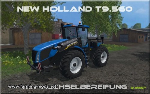 New Holland T9560 With Changing Tires - Farming Simulator 2015 mods ...
