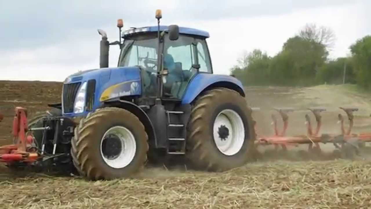 Labour 2014 / New Holland TG210 + Discover XL-New Holland T8030 + Kuhn ...