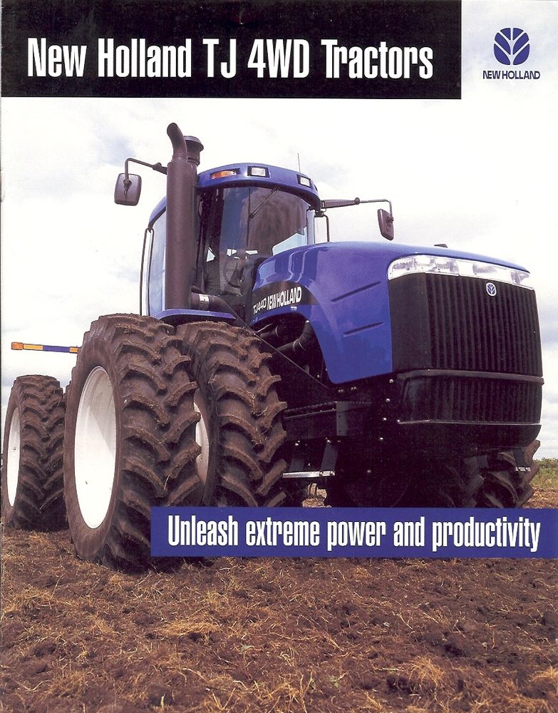 Farm Tractor Brochure - New Holland - TJ275 TJ325 TJ375 TJ440 4WD ...