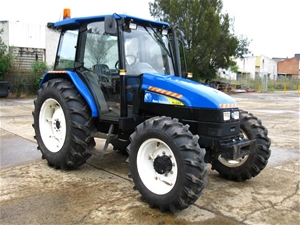 Tractor - 2008 New Holland TL5060 4WD Enclosed Cab Auction (0004 ...