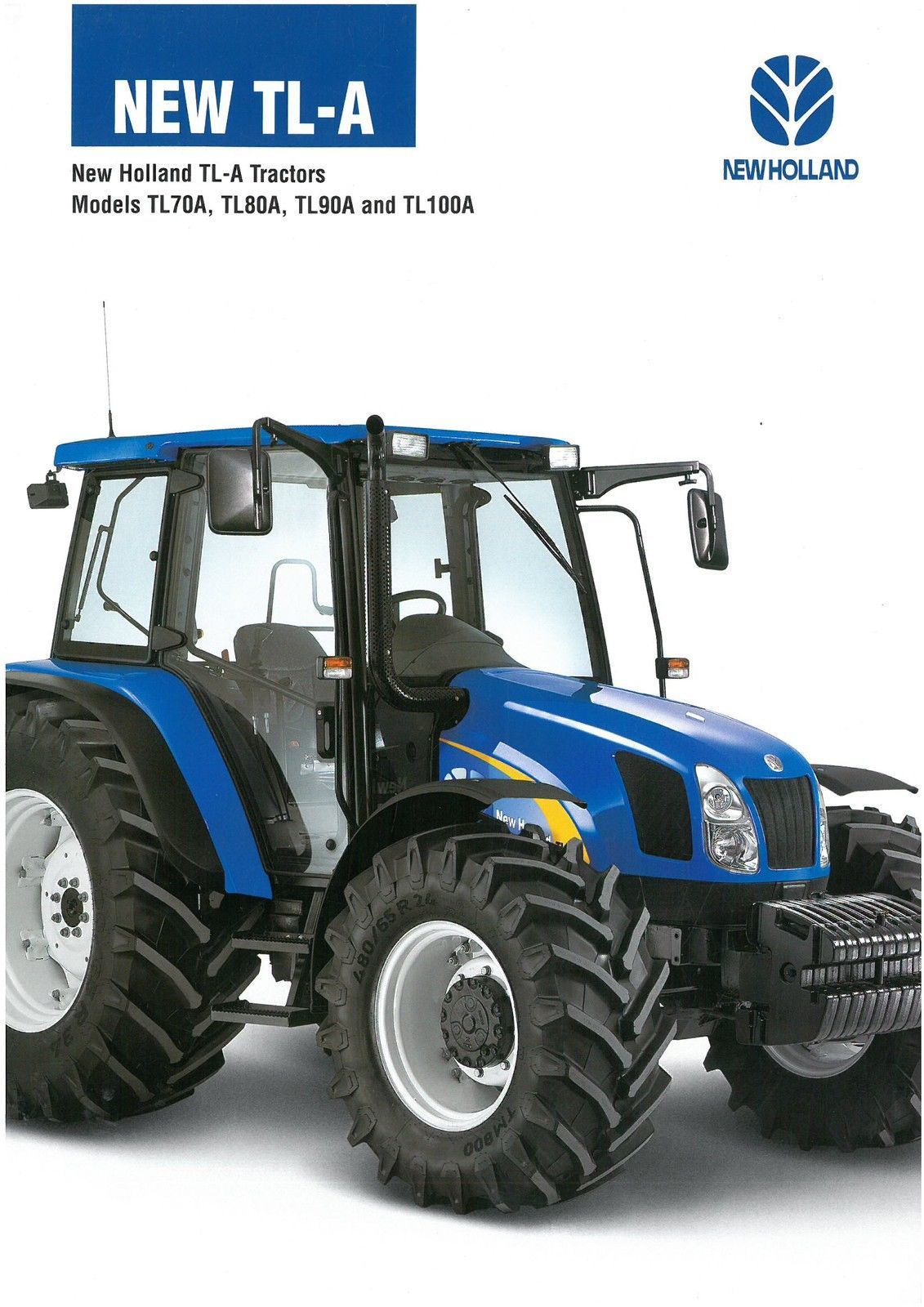 New Holland Tractor TL-A Range - TL70A TL80A TL90A TL100A Brochure