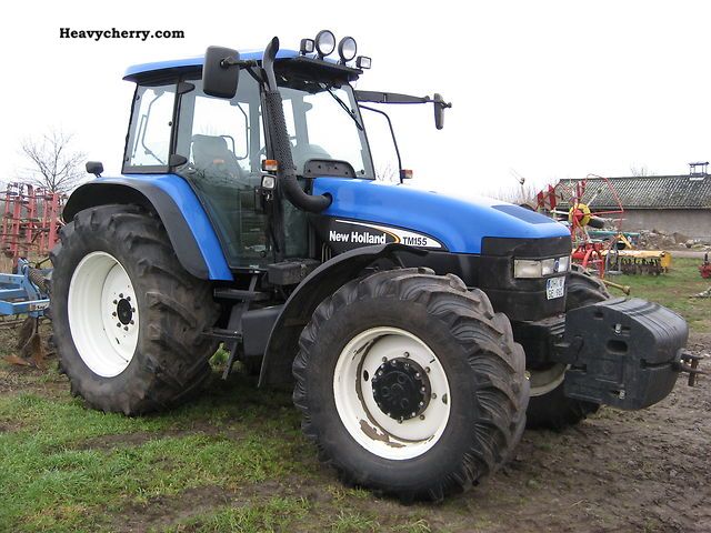 New Holland TM155 2002 Agricultural Tractor Photo and Specs