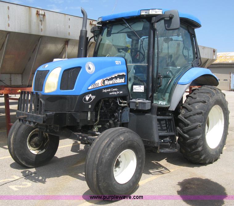 New Holland TS100A tractor, 1,158 hours on meter, Case New Holland ...