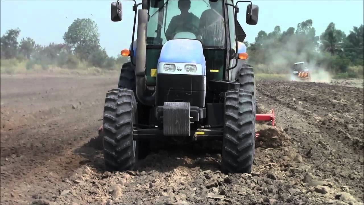 Tractor New Holland TS6 120 - YouTube