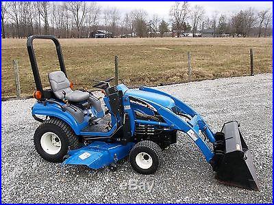New Holland TZ25DA Compact Tractor & Front Loader 4×4 Diesel Belly ...