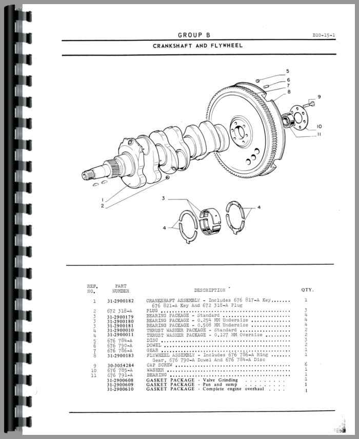 Oliver 1270 Tractor Parts Manual (HTMM-PG350)