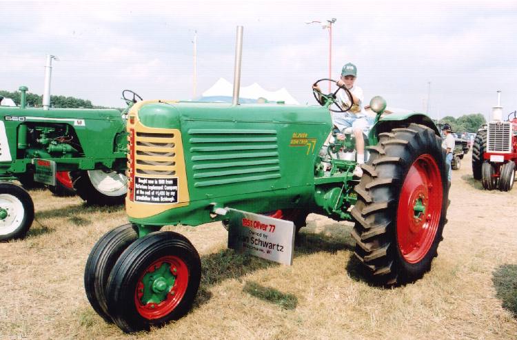 his Oliver model 77 was purchased new from McFarlane Implement Co ...