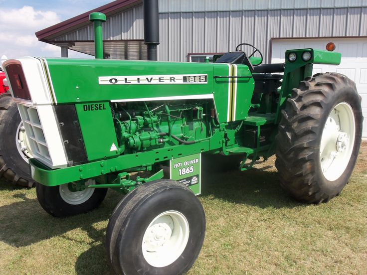 Green Oliver 1865 tractor | Oliver Tractors & Equipment | Pinterest