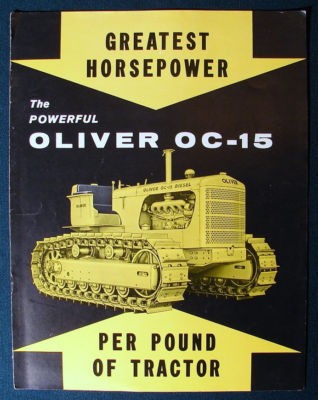 OLIVER OC-15 Tracked Crawler Tractor Brochure | #171327567