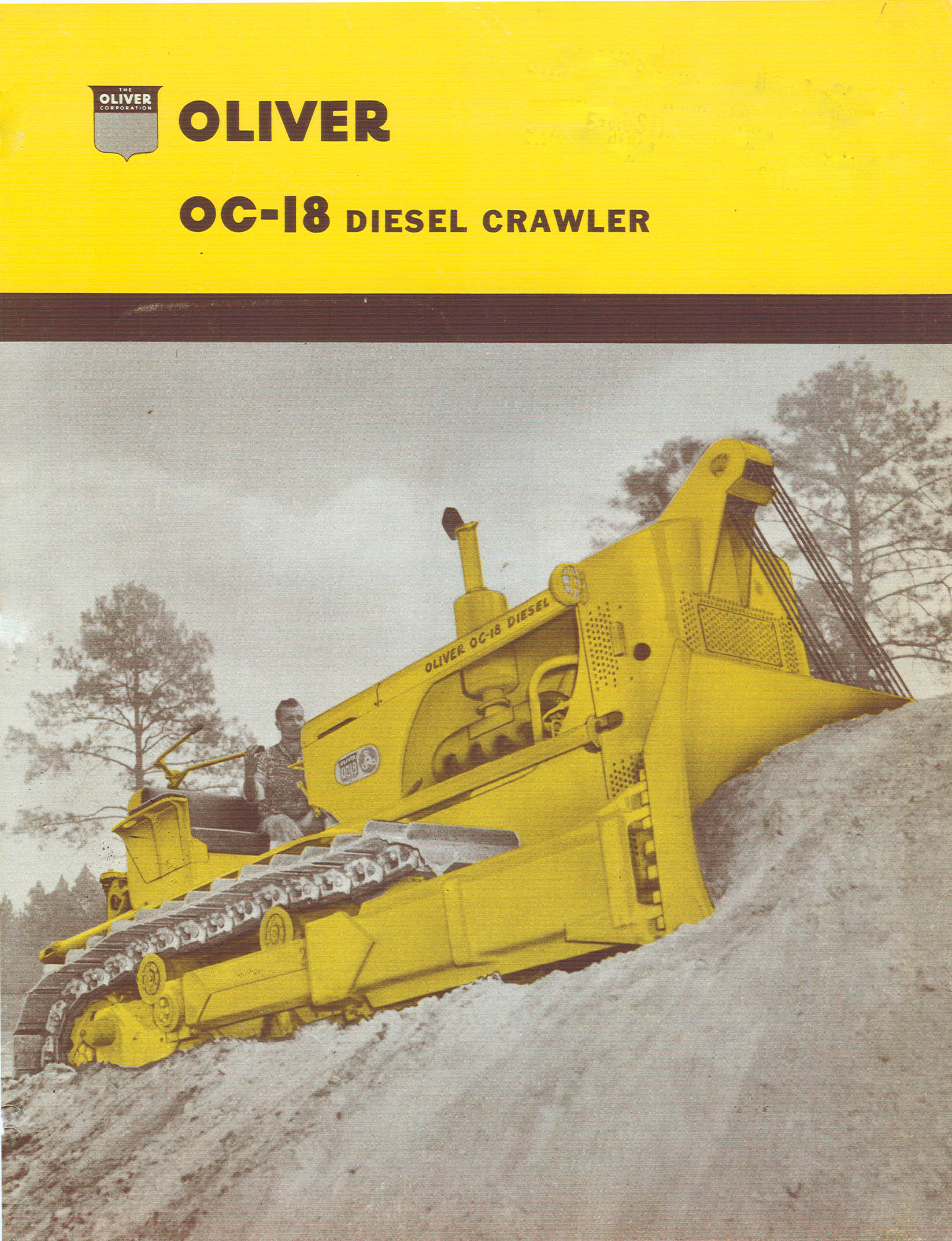Oliver OC-18 dozer brochure. Landis Zimmerman