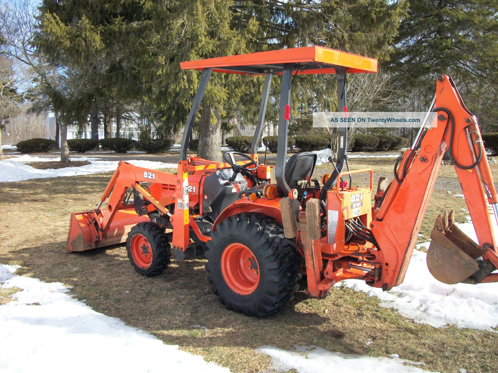 2007 Kubota B21 Tractor Loader Backhoe Tractors photo 7