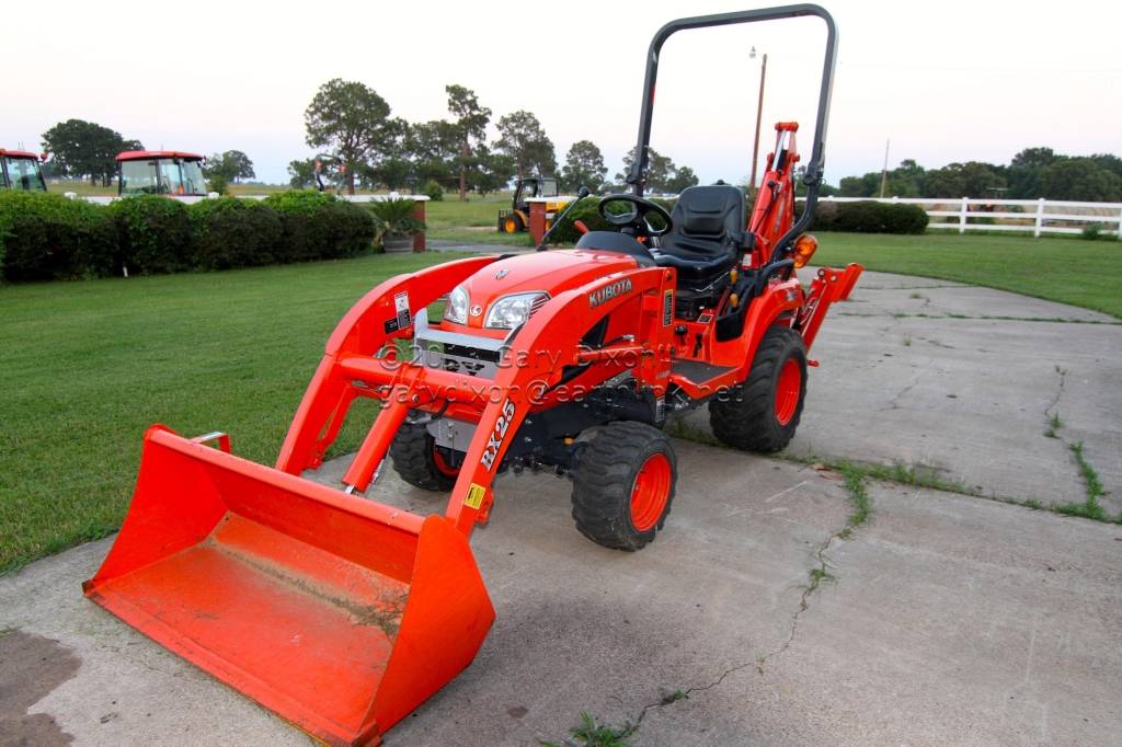 Details about 2013 KUBOTA BX25 Backhoe, 4X4 TRACTOR WITH LOADER- ONLY ...