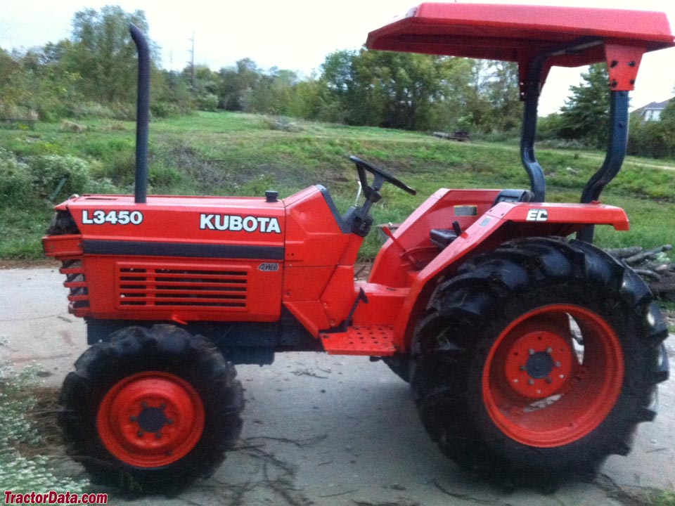 TractorData.com Kubota L3450 tractor photos information