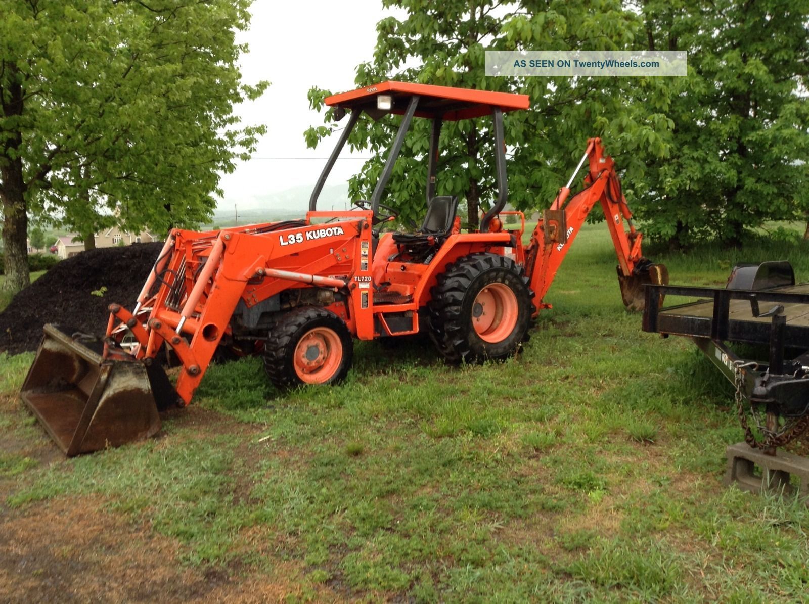 Kubota L35 4x4 Loader/backhoe Great Condition/well Maintained Backhoe ...