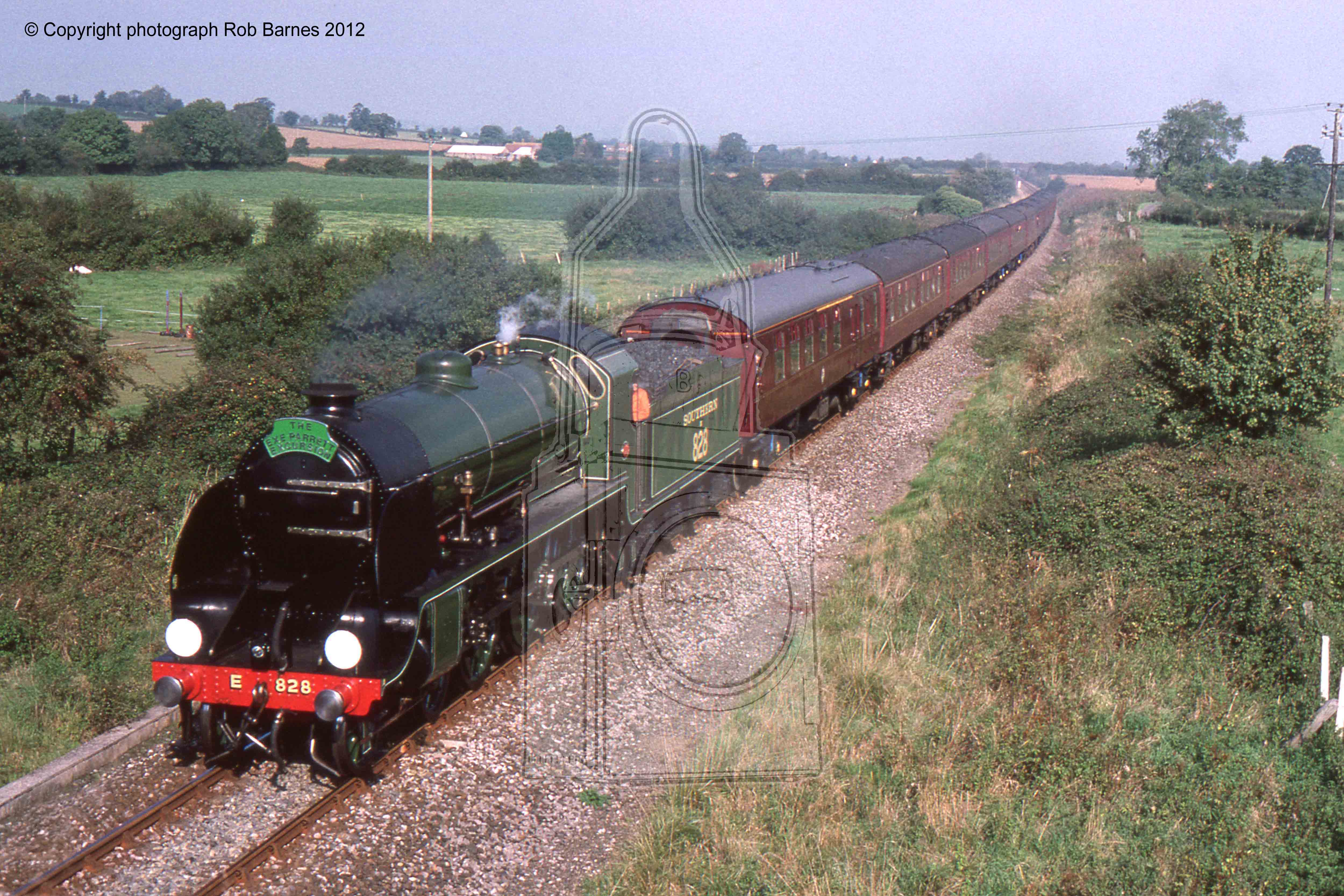 BR/30828/29 The Maunsell railtour: Oborne 26 September 1993