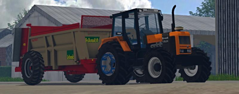 RENAULT 110 54 V 1.0 | Farming Simulator 2017 mods, Farming Simulator ...