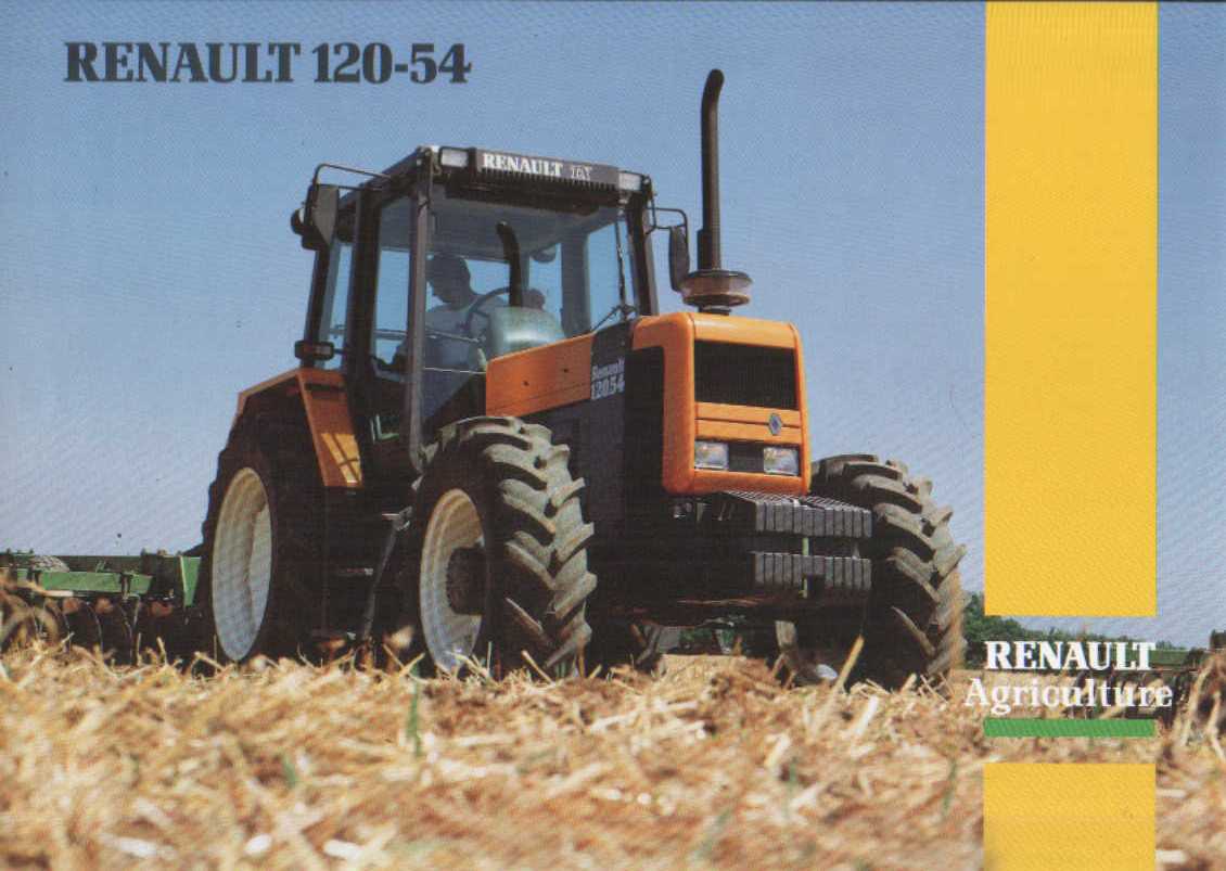 Renault Tractor 120-54 Brochure