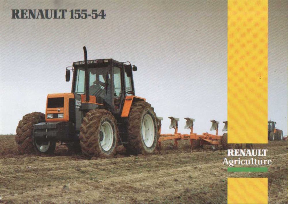 Renault Tractor 155-54 Brochure