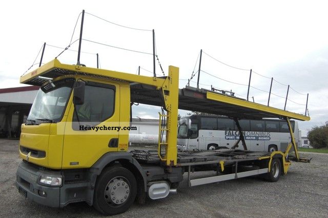 Renault 385.19 Premium 2004 Car carrier Truck Photo and Specs