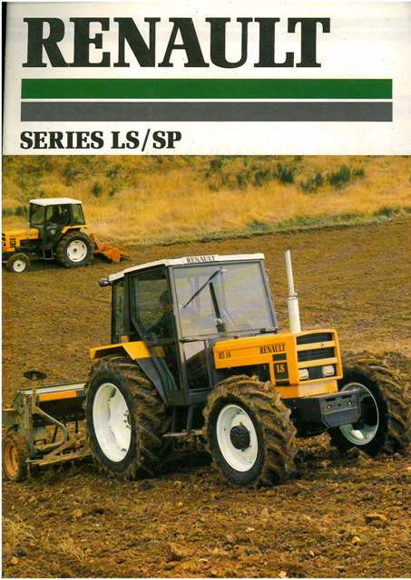 Renault Tractor Series LS LP - 65-12 65-14 70-12 70-14 75-12 75-14 85 ...