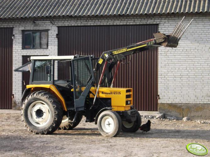 Obraz traktor Renault 651s + tur 2sekcyjny #431362