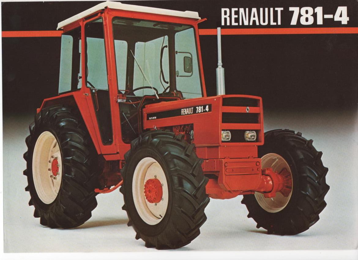 Renault Tractor 781-4 Brochure