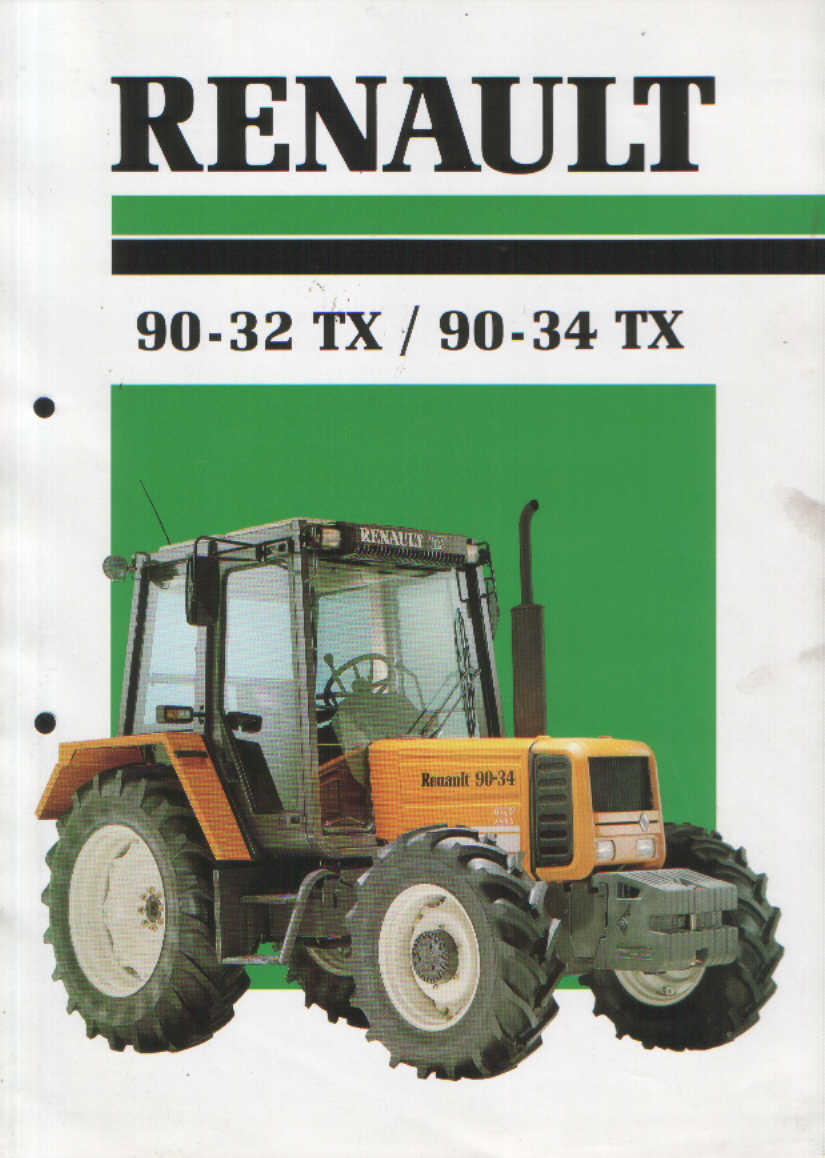 Renault Tractor 90 - 32 TX / 90 - 34 TX Brochure