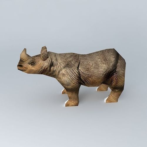 Rhino free 3D Model .max .obj .3ds .fbx .stl .dae - CGTrader.com
